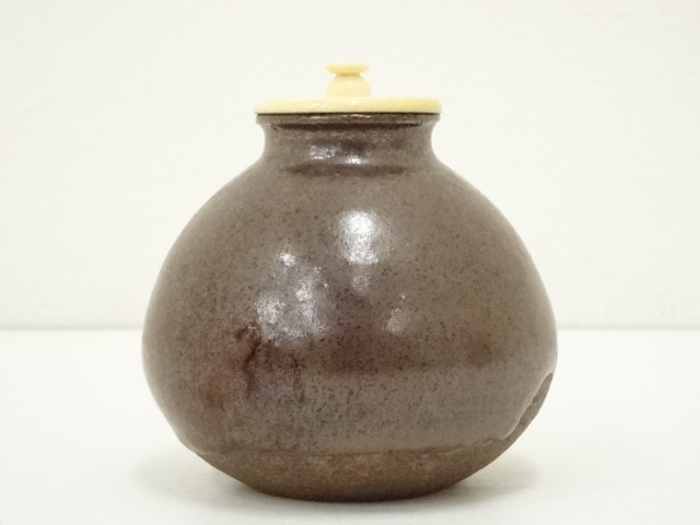 道具 ] - 道具 備前焼 木村陶峰造 茄子茶入（共箱） □z | ネット